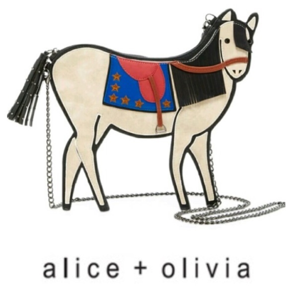 Alice + Olivia Handbags - Alice + Olivia Equestrian Horse Mini Purse